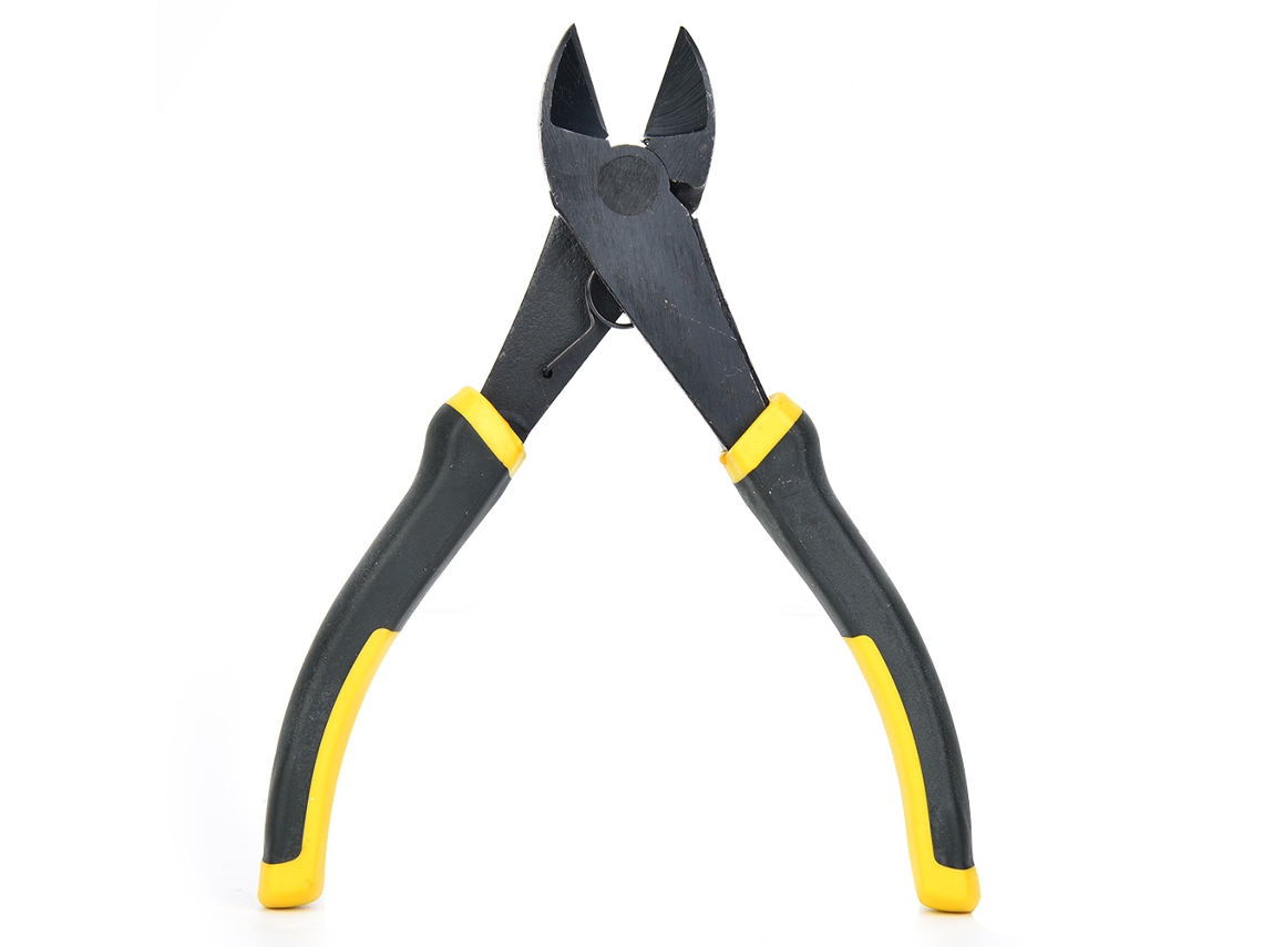 Alicate diagonal 6 polegadas aço carbono alto corte preciso cabos elétricos ferramenta elétrica S/MARCA