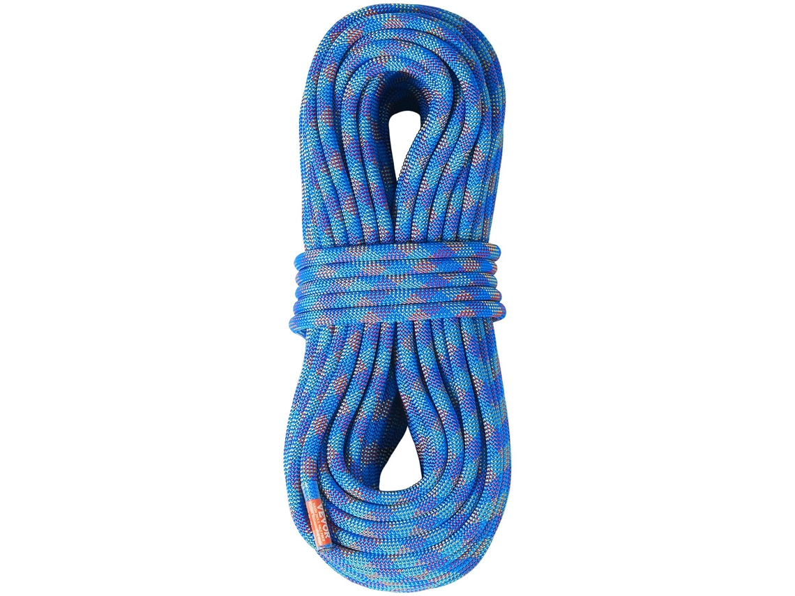 Corda de Escalada Dinâmica 10,2 mm 40 m (131 pés) para Escalada em Rocha ao Ar Livre Azul VEVOR