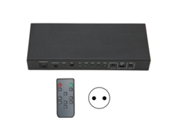Aetheria extrator de Som 5 Portas com Switch Arc Hdr 4k 60hz Uhd Interface Multimídia Hd