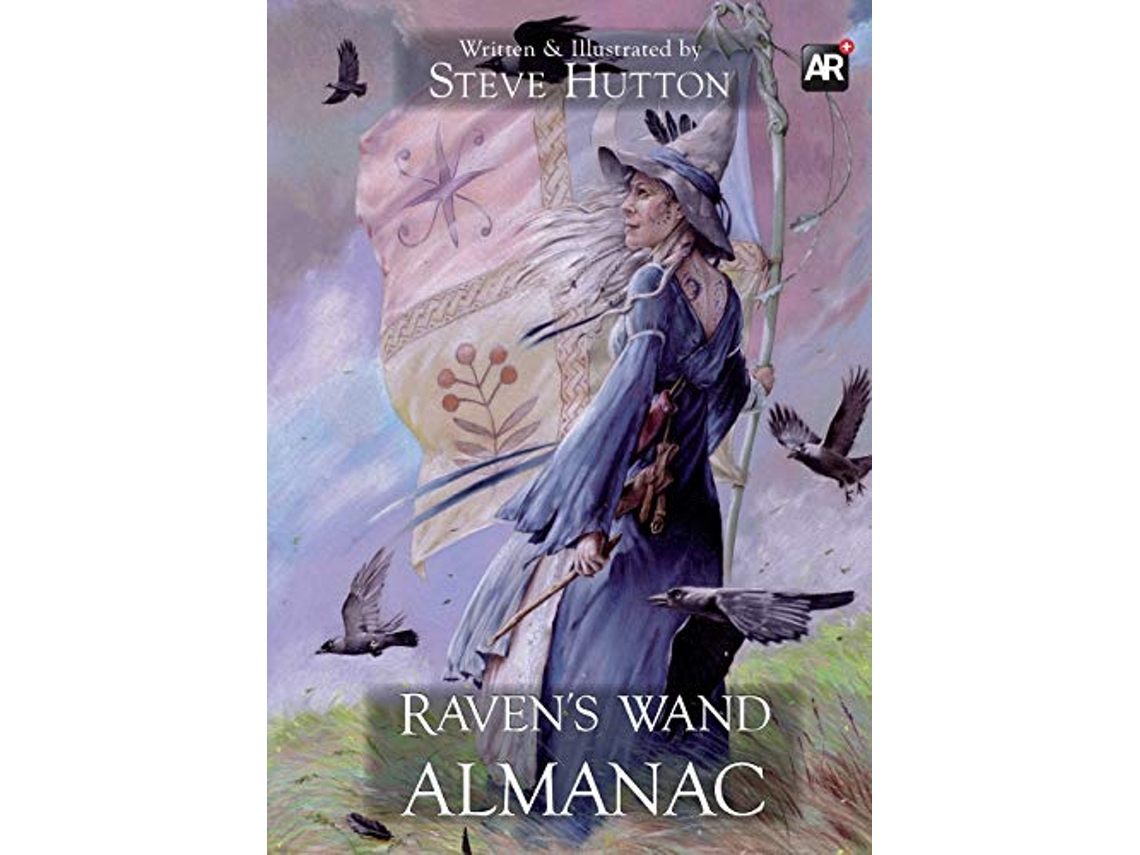 Livro Ravens Wand Almanac de Steve Hutton (Inglês)