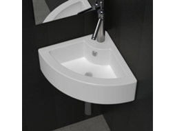 Vidaxl Lavatório Com Extravasamento 45x32x12,5 Cm Branco