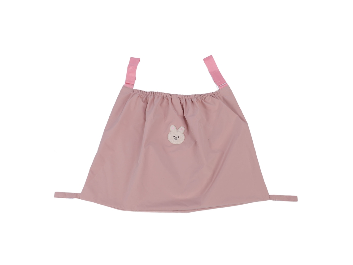 Mali bolsa Suspensa para Carrinho de Bebê de Grande Capacidade Organizador Impermeável Rosa