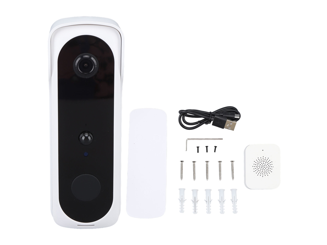 Doorbell Camera Pir Human Detection Battery Powered Wireless Smart Wifi Video Home Security Monitoring For Tuya App LAXISCREED