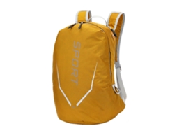 Mochila De Ciclismo Prática Em Nylon Com Vários Compartimentos Para Armazenamento Organizado Em Aventuras Ao Ar Livre. Amarela.