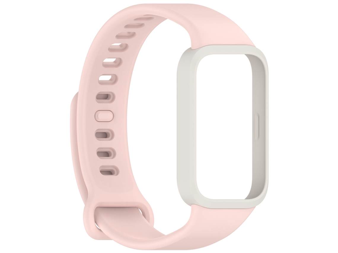 Pulseira Desportiva Macia e Respirável para Xiaomi Band 9 Active / Redmi Band 3 Rosa HEXINYIGJLY