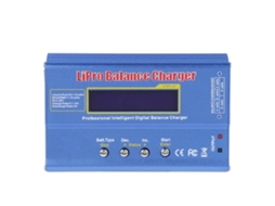 Carregador De Equilíbrio Laxiscreed Em Plástico Azul Para Baterias Ni-mh E Ni-cd Com Tela Lcd