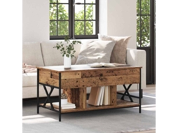 Vidaxl Mesa De Centro Madeira Antiga 100 X 55 X 48.5 Cm