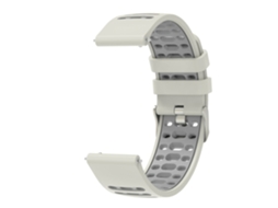 Adequado Para Pulseiras De Silicone.prata Cinza 22mm Yunzii