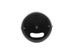 Carenagem para Farol de Moto 5 3/4 Polegadas (5,75'') Acessório para Moto Preto (bucket)