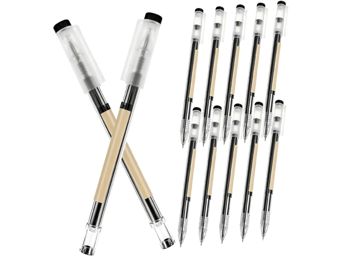 Conjunto De 12 Canetas Em Gel Angoyily Com Ponta Fina, Para