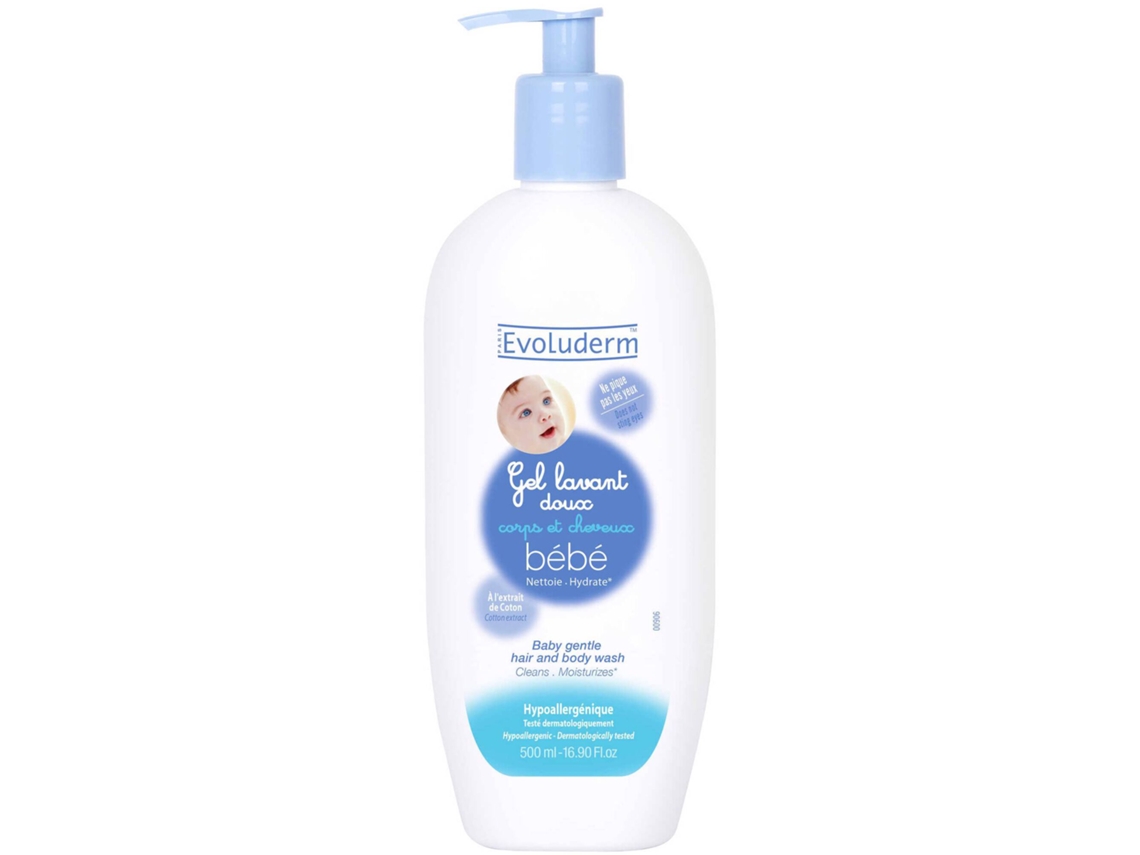 Gel Lavante Suave Corpo E Cabelo Bebé Evoluderm