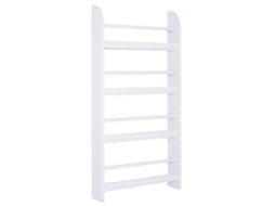 Estantes de Parede Mdf e Madeira de Pinho Cor Branco 59x12x113 cm Homcom