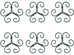 Conjunto De 6 Hastes Para Plantas Trepadeiras, Ideais Para Ambientes Internos E Externos, Estaca Decorativa.
