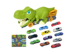 Mali brinquedo Caminhão Dinossauro Transporte com Carros Inerciais Presente para Crianças Meninos Meninas