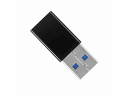 Aetheria 2pcs Adaptador Usb 3.0 a Macho para Usb c 3.1 Tipo C Fêmea Otg Dados Carregamento Preto