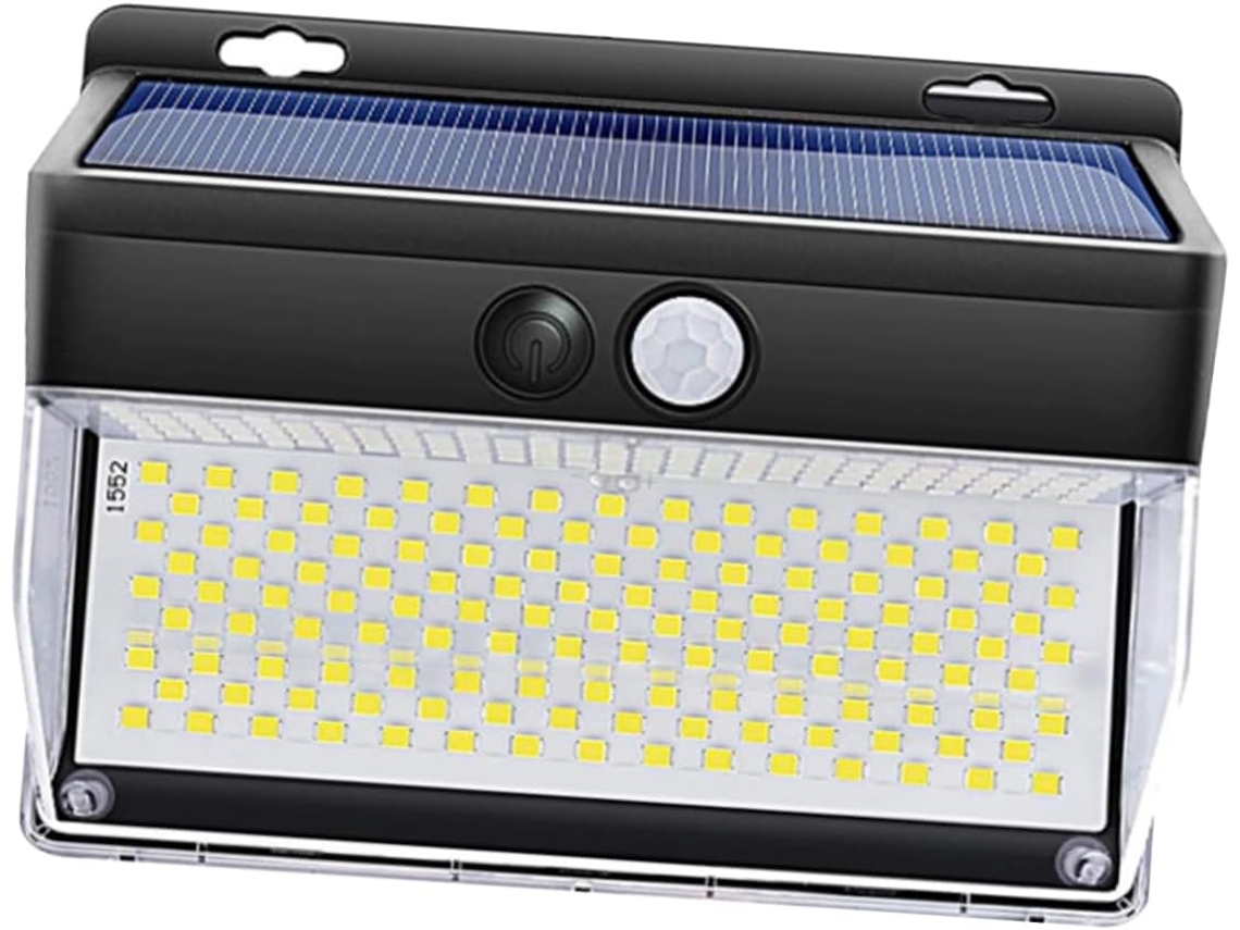 Luminária Solar Led Externa, Lâmpada Solar Com Sensor De Movimento, Luminária De Parede. Gokoco