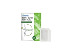 Pads para Pés Ximonth com Artemísia e Carvão Bambu Limpeza e Emagrecimento