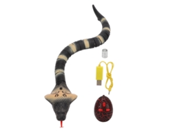 Brinquedo de Cobra Controle Remoto Business com Língua Retrátil e Cauda Mexendo USB S/MARCA
