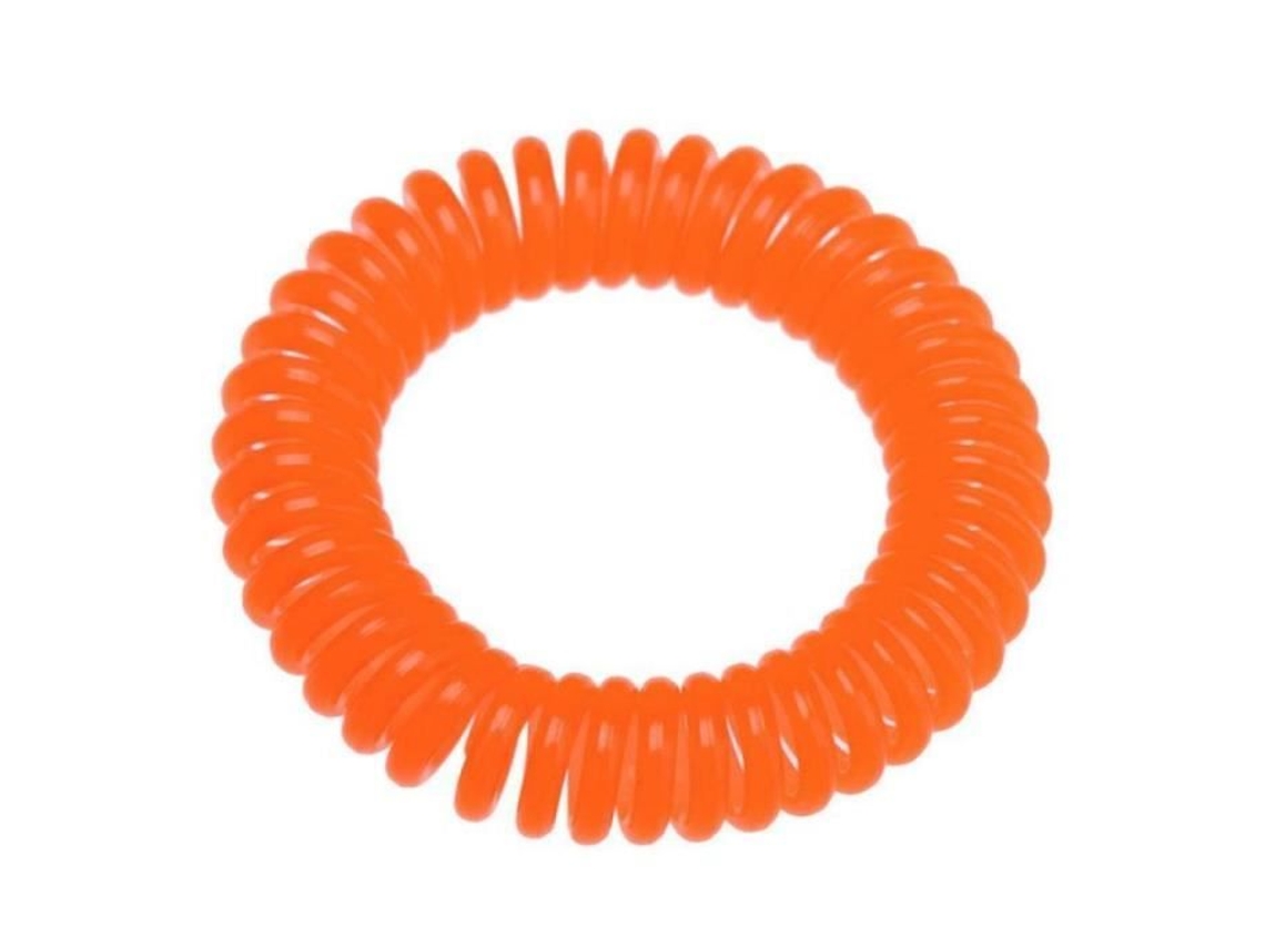 Pulseira Repelente de Mosquitos de EVA Reutilizável com Óleo Essencial, Laranja, F231