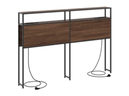 Conjunto 1 Armazenamento De Cabeceira Vidaxl Castanho Derivados De Madeira (98 Cm)