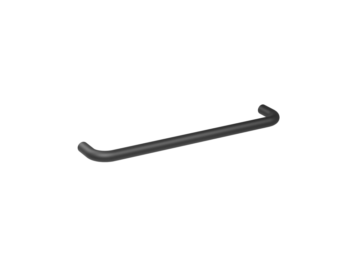 Puxador para Mobiliário em Aço Inoxidável com Distância Central de 192 Mm Verniz Preto Mate Conjunto de 25 HARDWAREXCHANGE