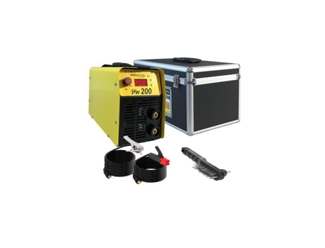Soldador de Arco Digital Inverter Mma 200A Proweltek Acessórios Caixa de Metal Luxuosa PROWEL - PROWELTEK