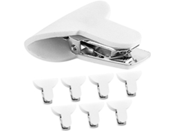 Conjunto de 8 alfinetes antiderrapantes para colchas, com enchimento para fixar edredons práticos e resistentes.