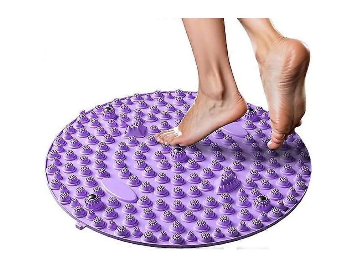 Colchonete De Massagem Para Pés Com 5 Ímãs Integrados, Reflexologia Plantar Anti-derrapante