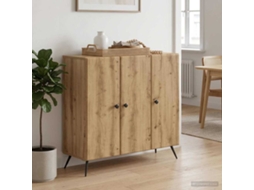 Vidaxl Buffet Carvalho Arttisan 89 X 34,5 X 80 Cm Derivados De Madeira