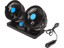 Ventilador Portátil Silencioso De 12v Para Acendedor Cigarros Carro, Ideal Para Caminhões, Suvs E Trailers, Na Cor Preta