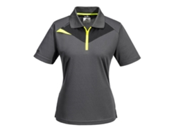 Polo Dx4 Para Mulheres – Manga Curta Preto / Xl
