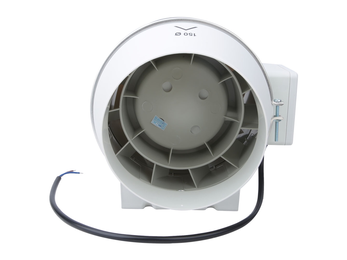 Ventilador De Duto 6 Polegadas Exaustão Fluxo Obliquo