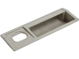 Porcas Para Puxador Embutido De Gaveta Armário Aexit, Cinza, Plástico, 112mm X 43mm