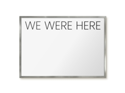 Magnetic Board We Were Here For The Living Room Espelharte (70x50 Cm)