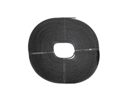 Polia 2gt LAXISCREED Cinto Borracha 6mm 5m Preto