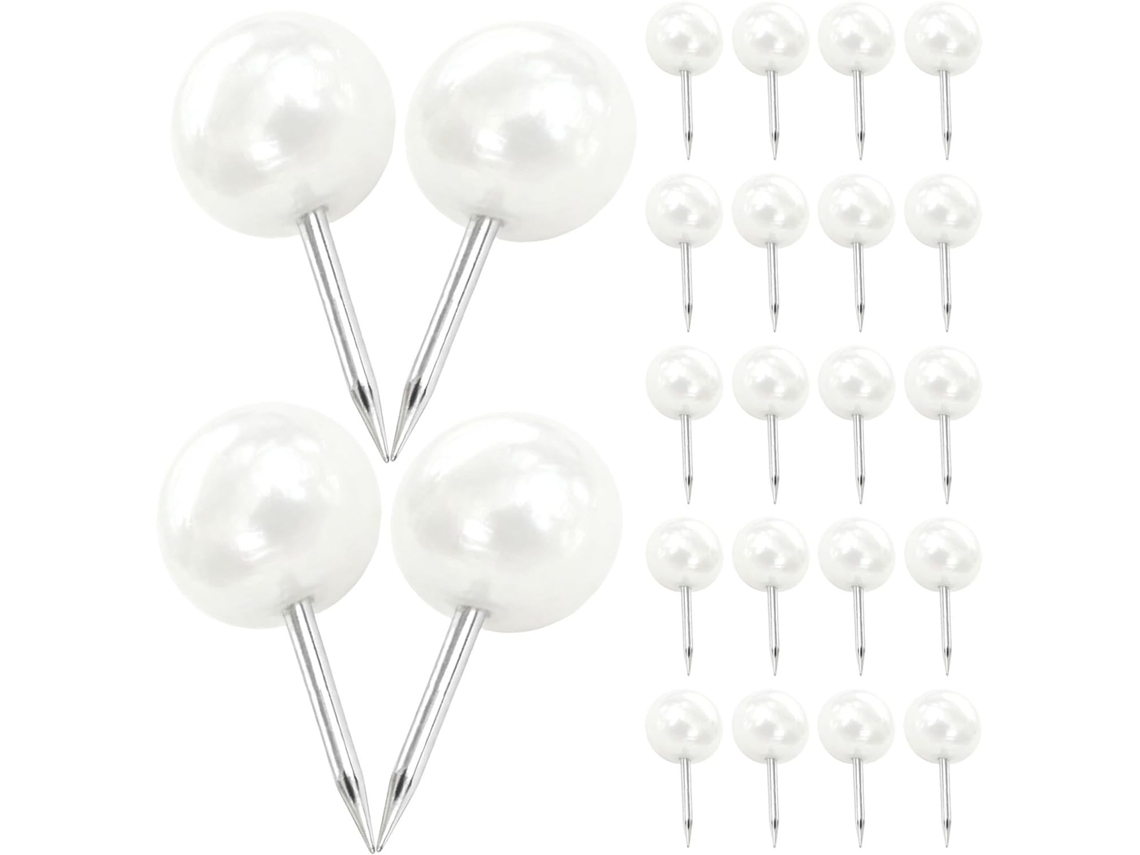 Conjunto De 300 Tachinhas Com Cabeça Pérola Para Avisos E Calendários, Design Moderno E Minimalista, Feitas De