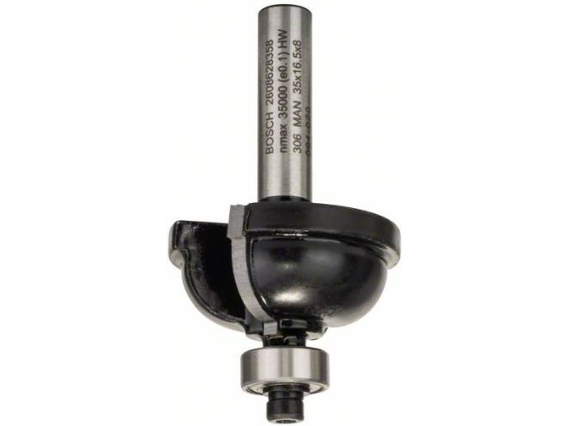 Fresa BOSCH de Formar Bordas F - 8 mm - R1 9.5 mm - D 35 mm - L 16.2 mm - G 59 mm