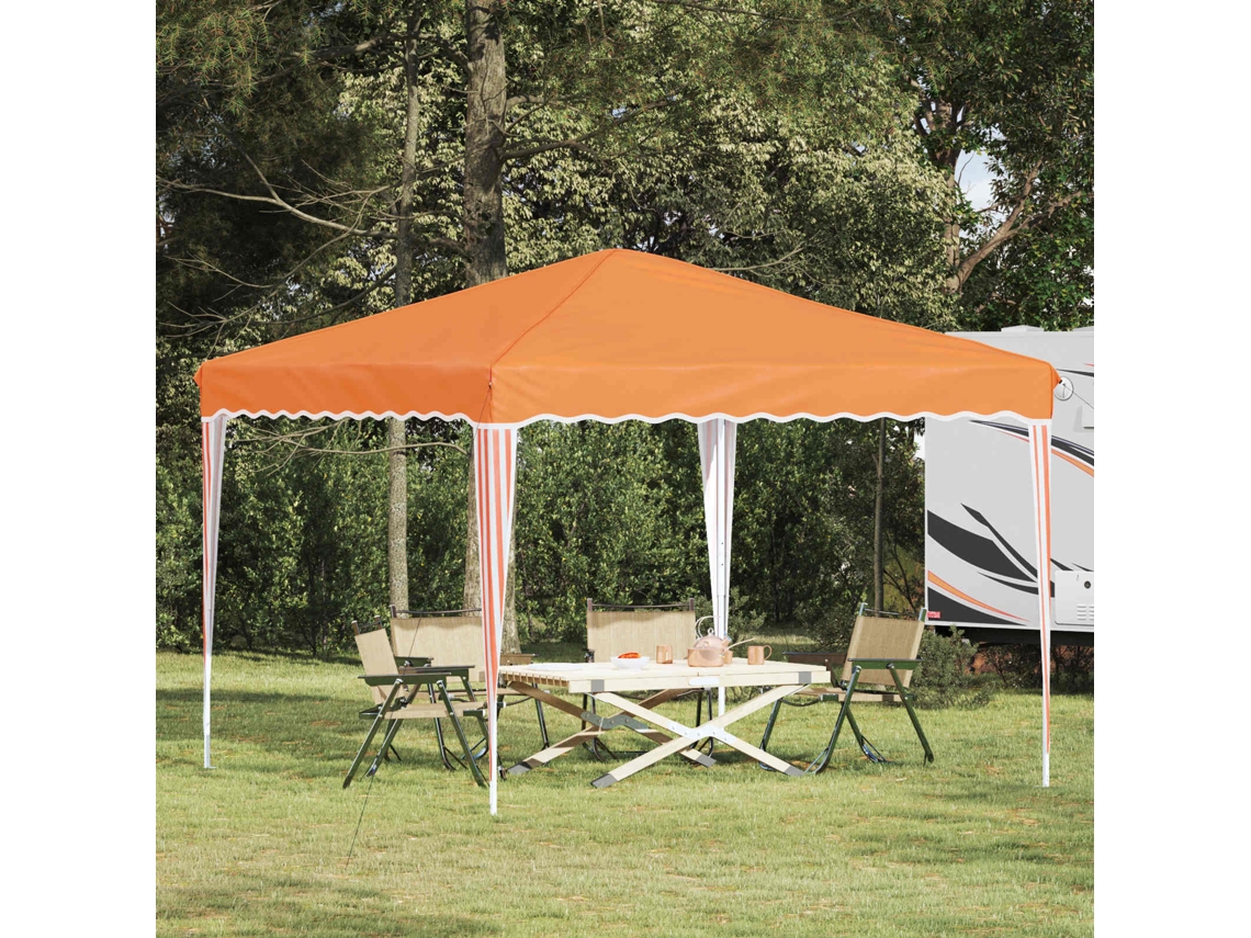 Vidaxl Tenda De Festa Pop-up 288 X 288 X 245 Cm Laranja Tecido Oxford