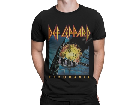 T-shirt DEF LEPPARD (Xl - Preto)