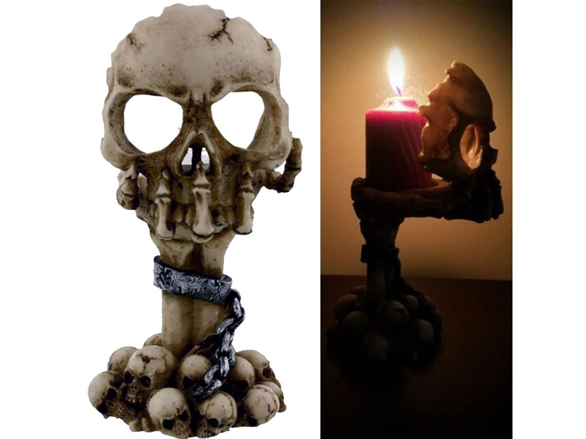 Decoração De Halloween Com Estátua Creepy Palhaço Popcorn Da Laxiscreed Para Um Ambiente Assustador