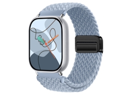 Pulseira de nylon com fecho magnético para Xiaomi Mi Band 10 Pro, Huawei Fit 5, Redmi Watch 6, verde Sálvia