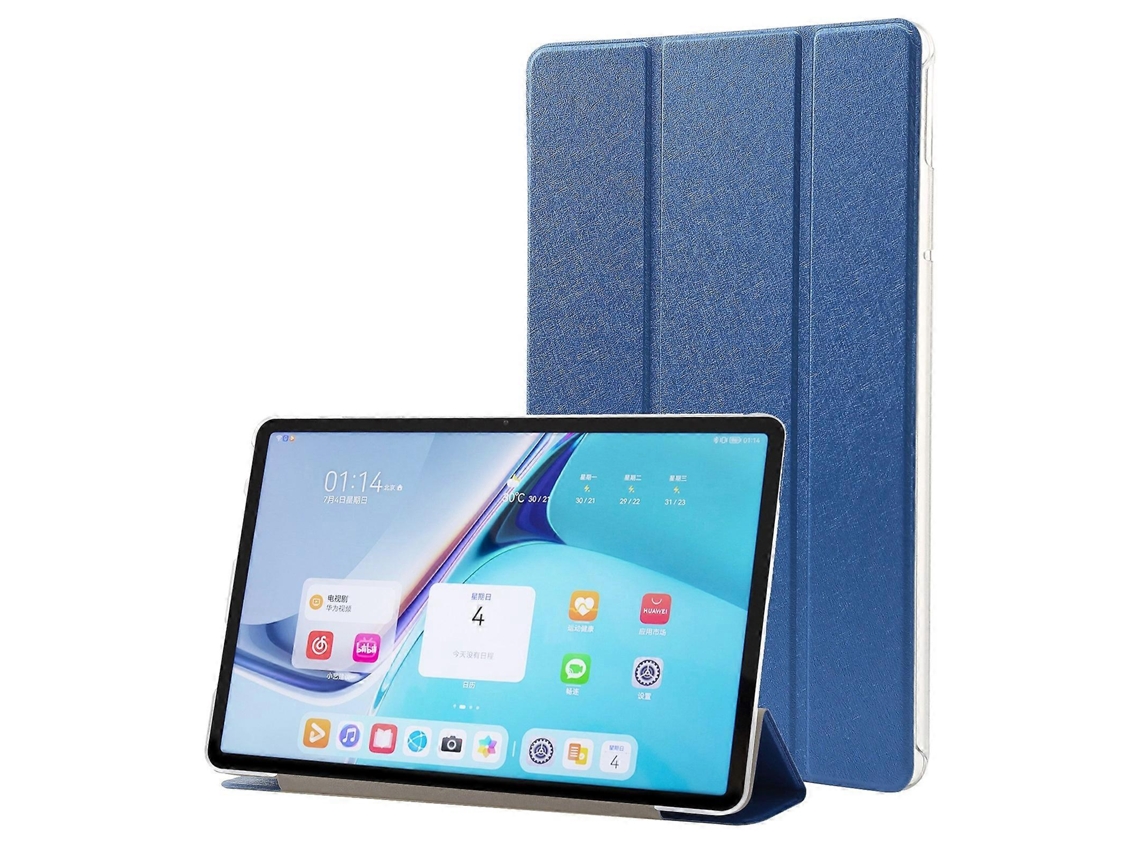 Capa de couro com textura de seda tripla para tablet Huawei MatePad Pro 11 2024 (Webake)