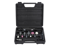 Kit De Esmerilador Neumático Recto 16 Piezas 1/4 1/8 Pulgadas 25000 Rpm Velocidad Libre