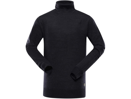 Suéter masculino de gola alta Nax Raison, tamanho P, 100% acrílico