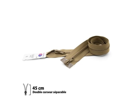 Fecho Z68, Separável 6 Mm Duplo Cursor 45cm Eclair Prym
