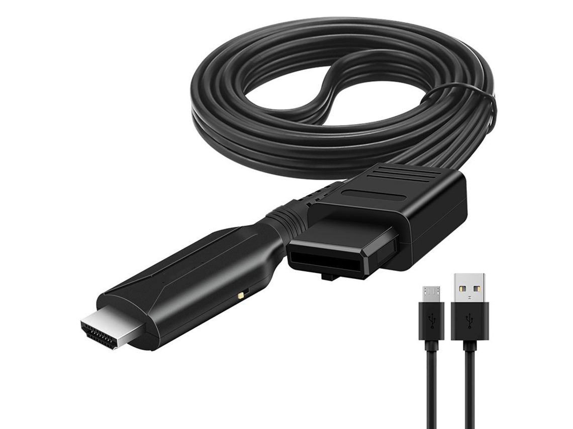 Cabo Conversor De Áudio E Vídeo Para Console De Jogos Sony Ps1/ps2 Para Hdmi. Aquaforge