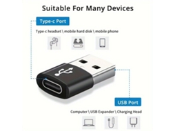 Rivex Usb C Para Usb A, Pretovermelhovayotoy