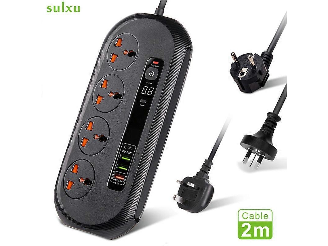 Extensão Elétrica Com Múltiplas Tomadas Para Ligar Todos Os Seus Dispositivos Com Segurança. Olysi Shop