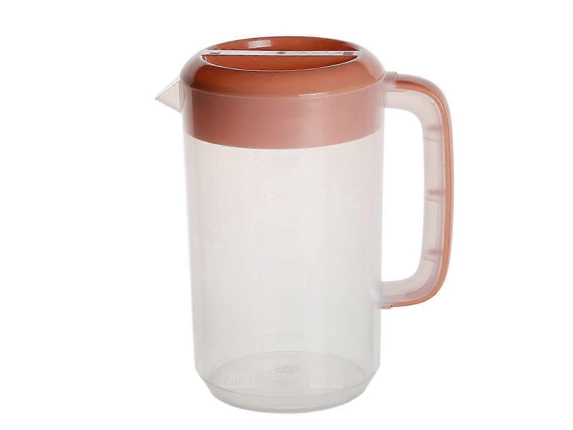 Jarra De Vidro Com Tampa E Alça, Grande Capacidade Para Chá Gelado, Limonada E Café Gelado.