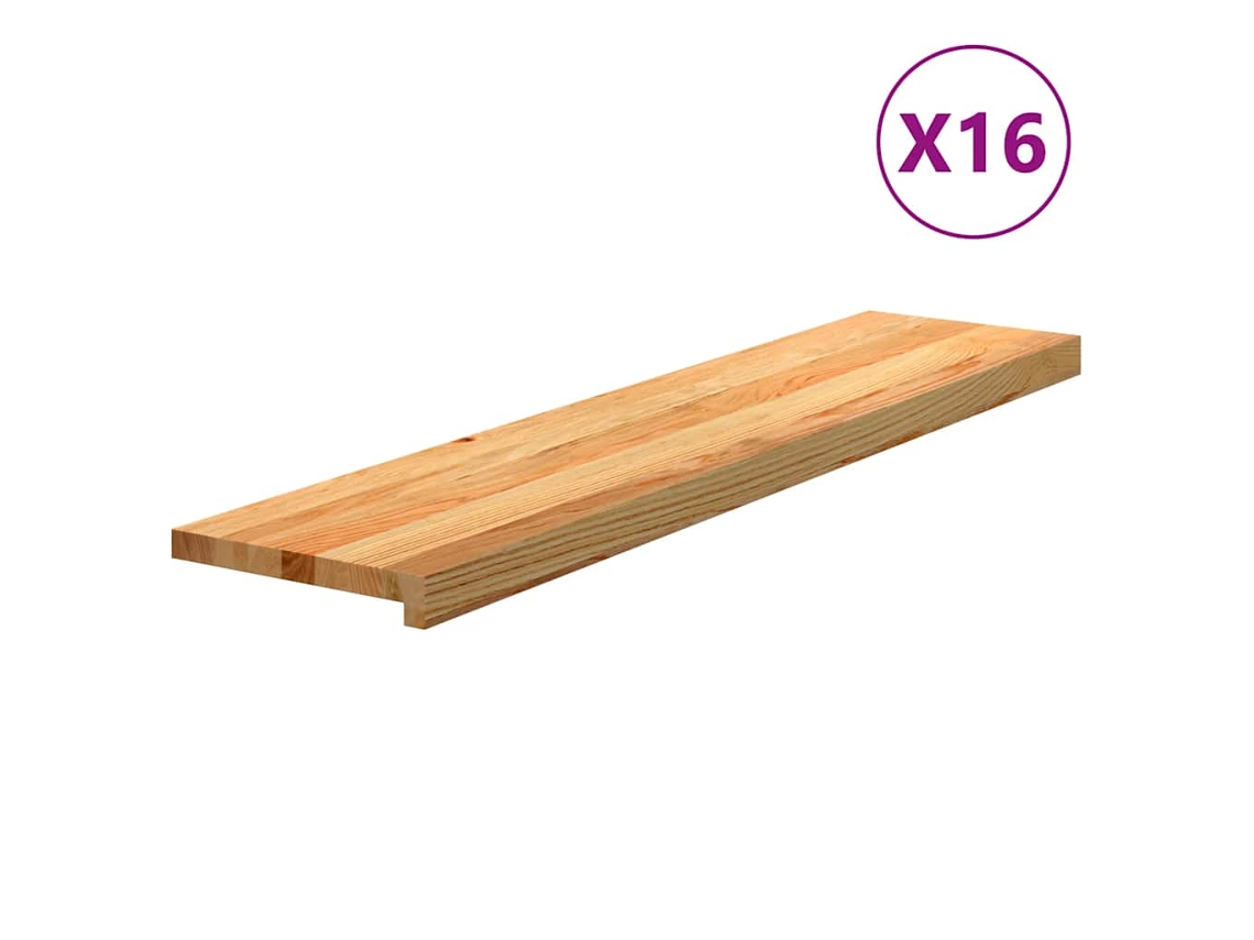Stair Tread, Stair Treads Vidaxl Marrom Madeira De Carvalho (110 X 30 X 2 Cm)